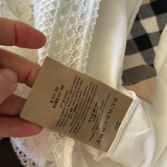 Burberry nwt size 8 lace crochet skirt A line - Picture 4 of 4